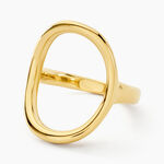 Bague Gold Aura Acier Jaune - Bagues fantaisie Femme | Histoire d&rsquo;Or