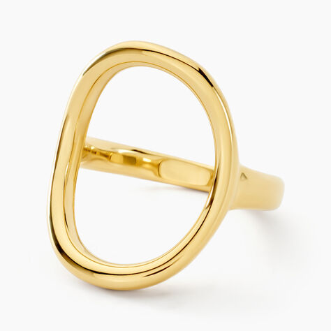 Bague Gold Aura Acier Jaune - Bagues fantaisie Femme | Histoire d&rsquo;Or