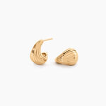 Boucles D'Oreilles Puces Nicoline Plaqu&eacute; Or Jaune - Clous d'oreilles Femme | Histoire d&rsquo;Or