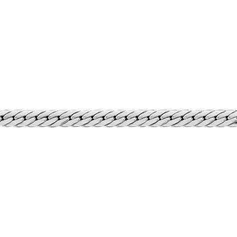 Collier Izel Maille Anglaise Or Blanc - Chaines Femme | Histoire d’Or