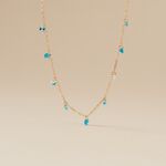 Collier Myosothis Plaqu&eacute; Or Pierres - Colliers fantaisie Femme | Histoire d&rsquo;Or