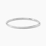 Bracelet Jonc Tabata Argent Blanc - Bracelets joncs Femme | Histoire d&rsquo;Or