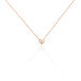 Collier Rossana Argent Rose Pierre De Synthese - Colliers fantaisie Femme | Histoire d’Or