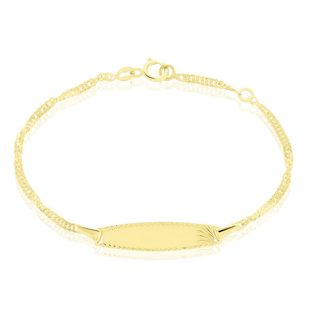 Bracelet Identite Bebe Or Jaune Eowyn - Bracelets Communion Enfant | Histoire d’Or