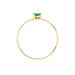 Bague Solitaire Or Jaune Urana Emeraude - Bagues solitaires Femme | Histoire d’Or