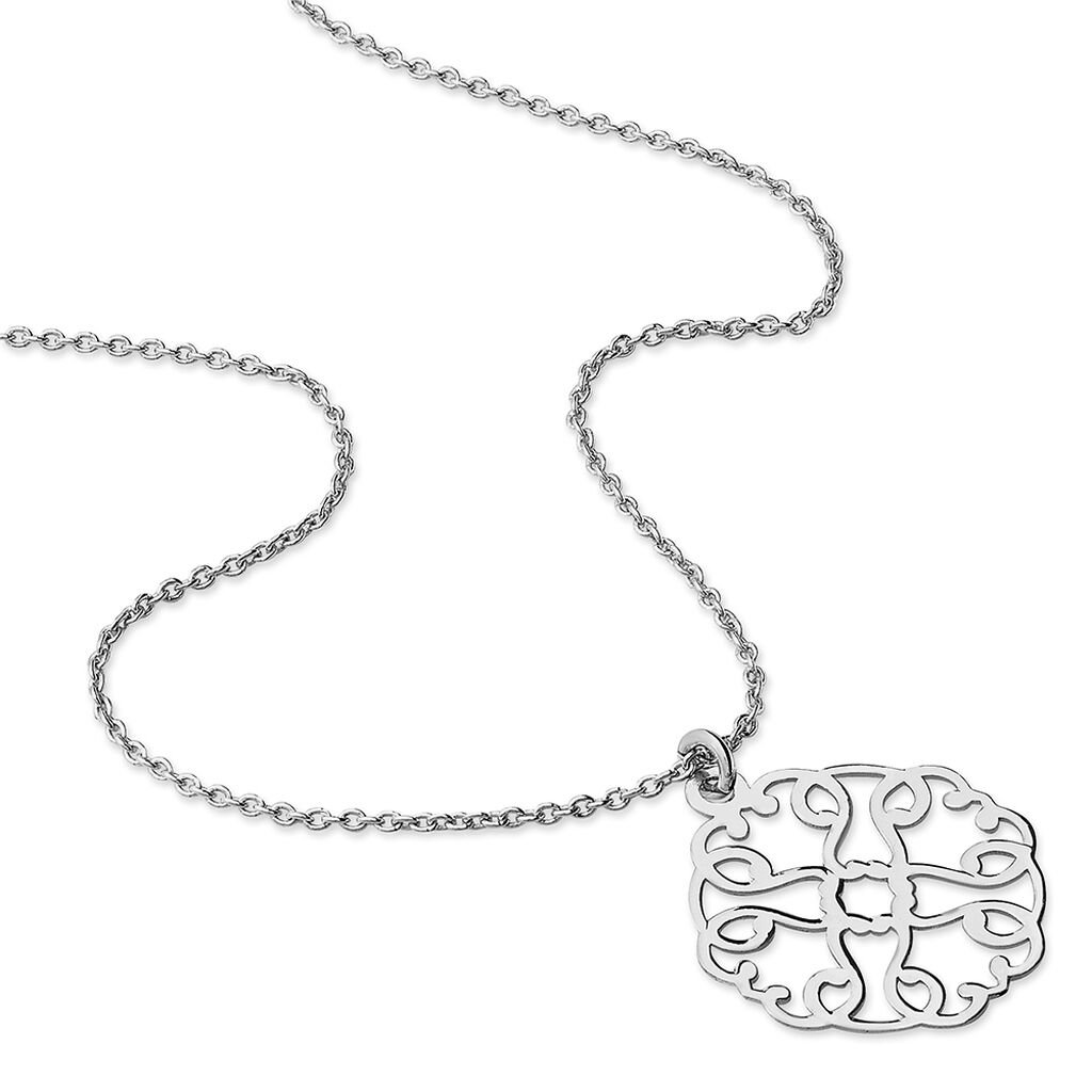 Collier Lev Argent Blanc - Colliers fantaisie Femme | Histoire d’Or