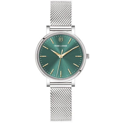 Montre Pierre Lannier Essential Vert - Nouveautés Femme | Histoire d’Or