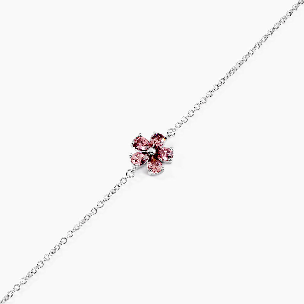 Bracelet Lalla Argent Blanc Pierre D'imitation - Bracelets Femme | Histoire d&rsquo;Or