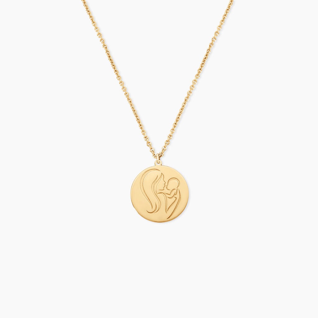 Collier Cobeia Maille Forcat Argent Dor&eacute; A L'Or 750/1000 - F&ecirc;te des m&egrave;res Femme | Histoire d&rsquo;Or
