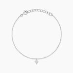 Bracelet Siem Argent Blanc Oxyde De Zirconium - Bracelets Femme | Histoire d&rsquo;Or