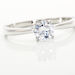 Bague Solitaire Elyana Argent Blanc Oxyde De Zirconium - Bagues solitaires Femme | Histoire d’Or