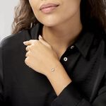 Bracelet Fidelia Or Blanc Diamant - Bracelets Femme | Histoire d&rsquo;Or