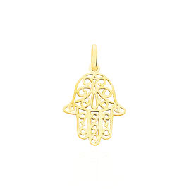 Pendentif Fatima Or Jaune - Pendentifs Main de Fatma Famille | Histoire d’Or