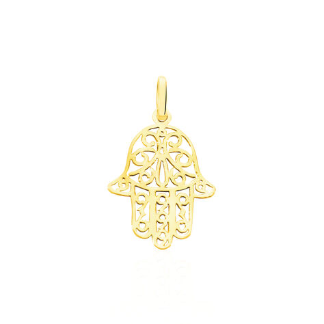 Pendentif Fatima Or Jaune - Pendentifs Main de Fatma Famille | Histoire d’Or