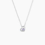 Collier Eliana Or Blanc Amethyste Et Oxyde De Zirconium - Colliers Femme | Histoire d&rsquo;Or