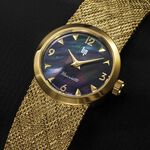 Montre Lip Henriette 22 Nacre Noire - Montres Femme | Histoire d&rsquo;Or