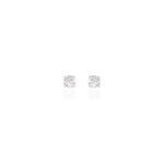 Boucles D'oreilles Puces Victoria Or Blanc Diamant - Clous d'oreilles Femme | Histoire d&rsquo;Or