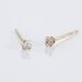 Boucles D'oreilles Puces Eddie Or Jaune Oxyde De Zirconium - Clous d'oreilles Femme | Histoire d’Or