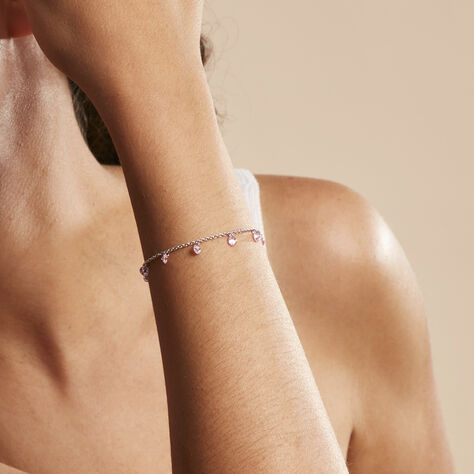 Bracelet Eartha Argent Blanc Oxyde De Zirconium - Bracelets Femme | Histoire d’Or