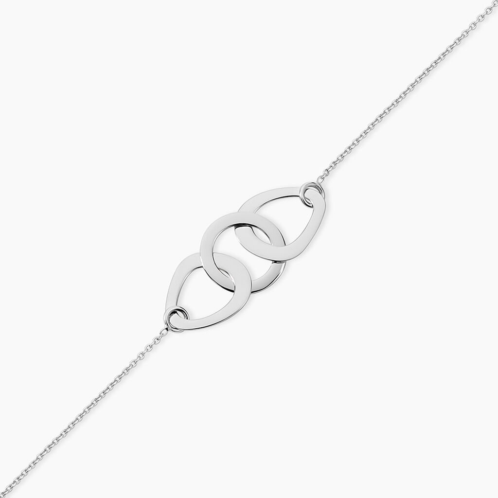 Bracelet Joy Argent Blanc - Bracelets Femme | Histoire d&rsquo;Or
