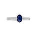 Bague Crista Or Blanc Saphir Et Diamant - Bagues solitaires Femme | Histoire d’Or