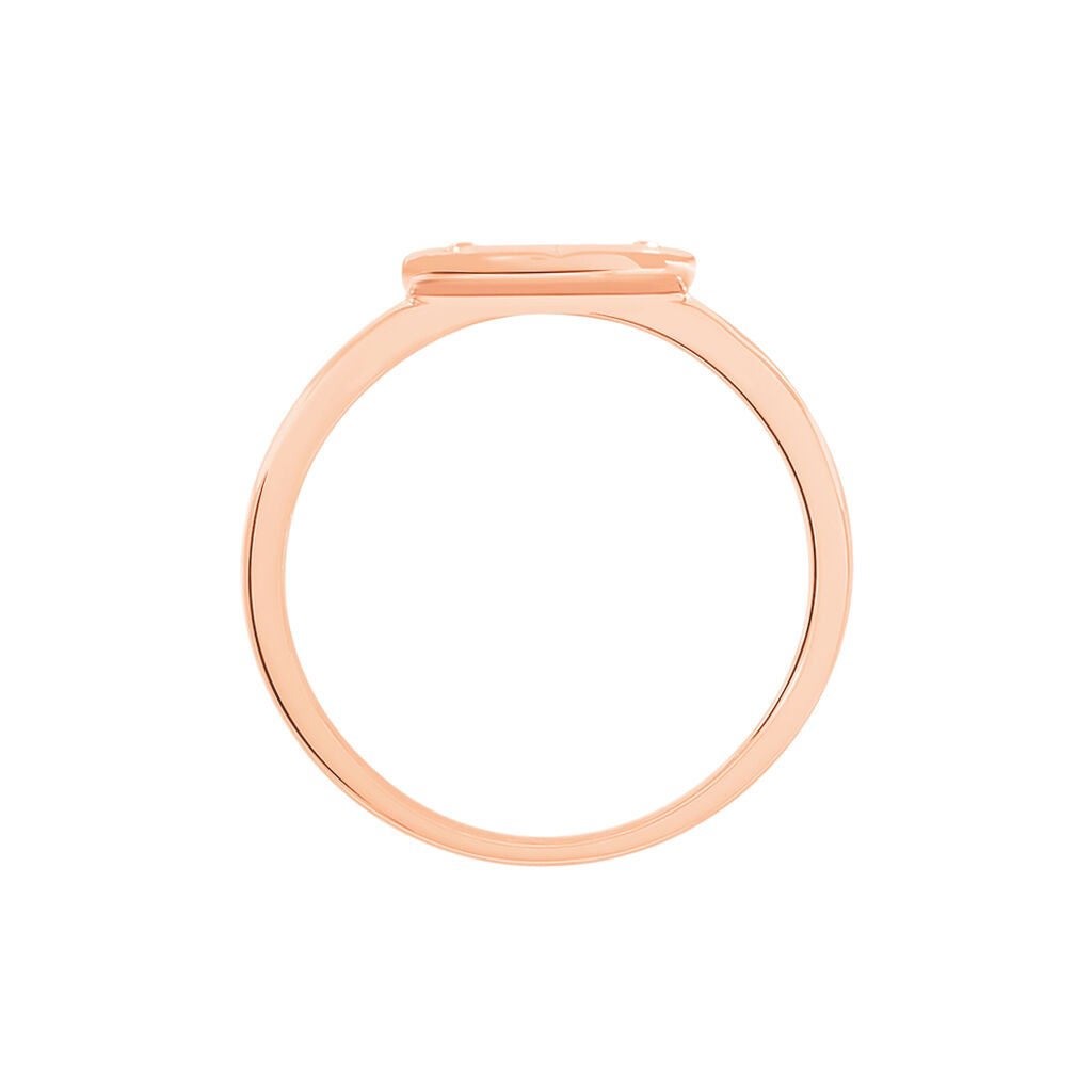 Bague Erinna Argent Rose Oxyde De Zirconium - Bagues avec pierre Femme | Histoire d’Or