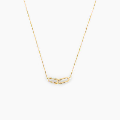 Collier Infinite Love Or Jaune Diamant - Colliers Femme | Histoire d&rsquo;Or