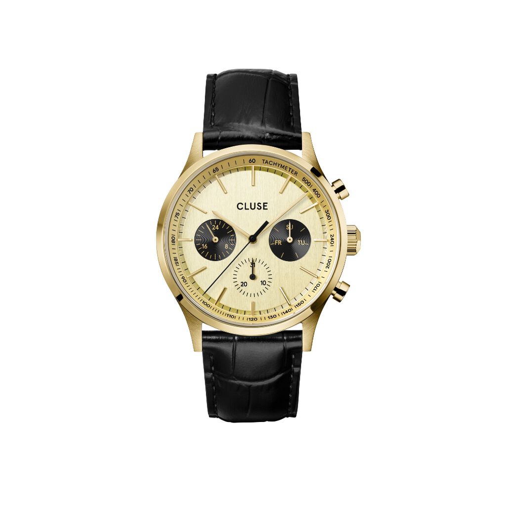 Montre Cluse Antheor Multifonction Doré - Montres Homme | Histoire d’Or
