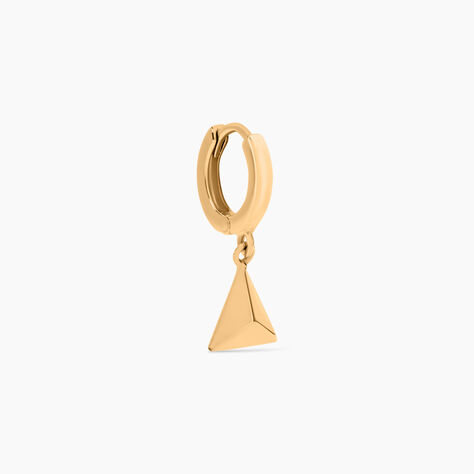 Créole Unitaire Harvey Plaqué Or Jaune - Boucles d'oreilles créoles Homme | Histoire d’Or