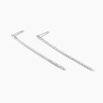 Boucles D'oreilles Pendantes Lou-anne Argent Blanc Oxyde De Zirconium - Boucles d'oreilles fantaisie Femme | Histoire d&rsquo;Or