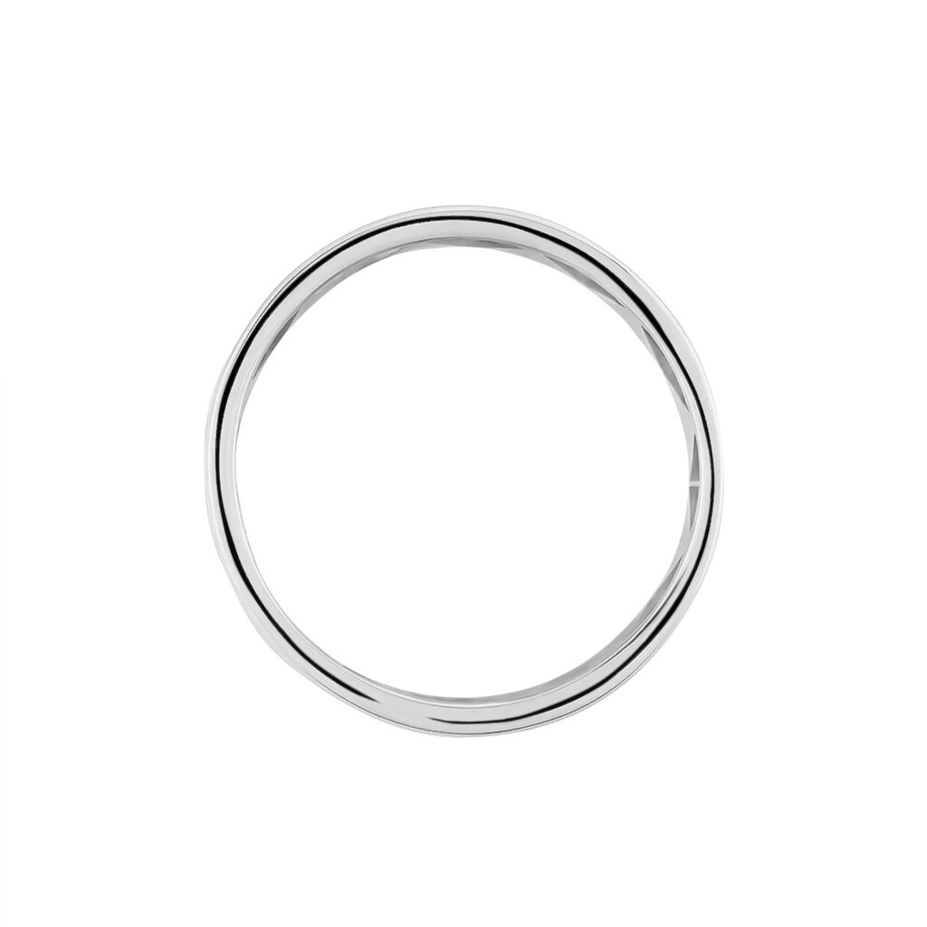 Bague Tiana Acier Blanc - Les jours précieux jusqu'à -50% Femme | Histoire d’Or