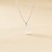 Pendentif Koulmia Trefle Diamante Or Blanc - Pendentifs Femme | Histoire d’Or