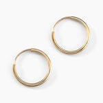 Cr&eacute;oles Dominae Or Jaune - Boucles d'oreilles cr&eacute;oles Femme | Histoire d&rsquo;Or