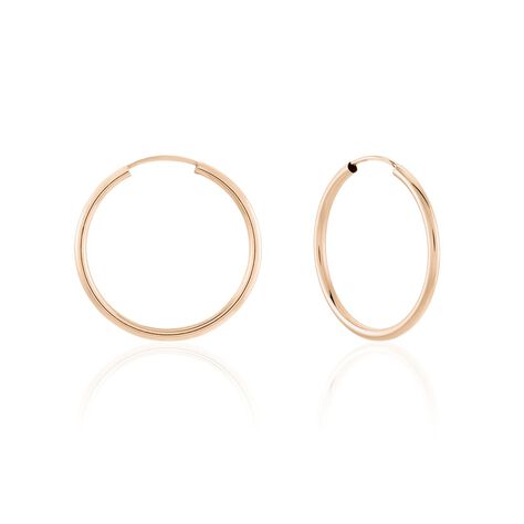 Créoles Or Rose - Boucles d'oreilles créoles Femme | Histoire d’Or
