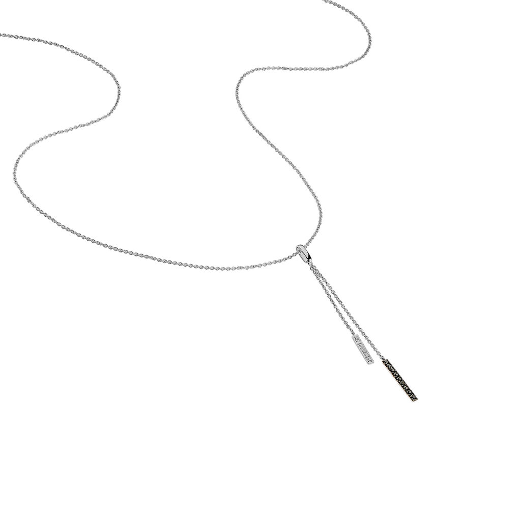Collier Ainhoaa Or Blanc Diamant - Colliers Femme | Histoire d’Or