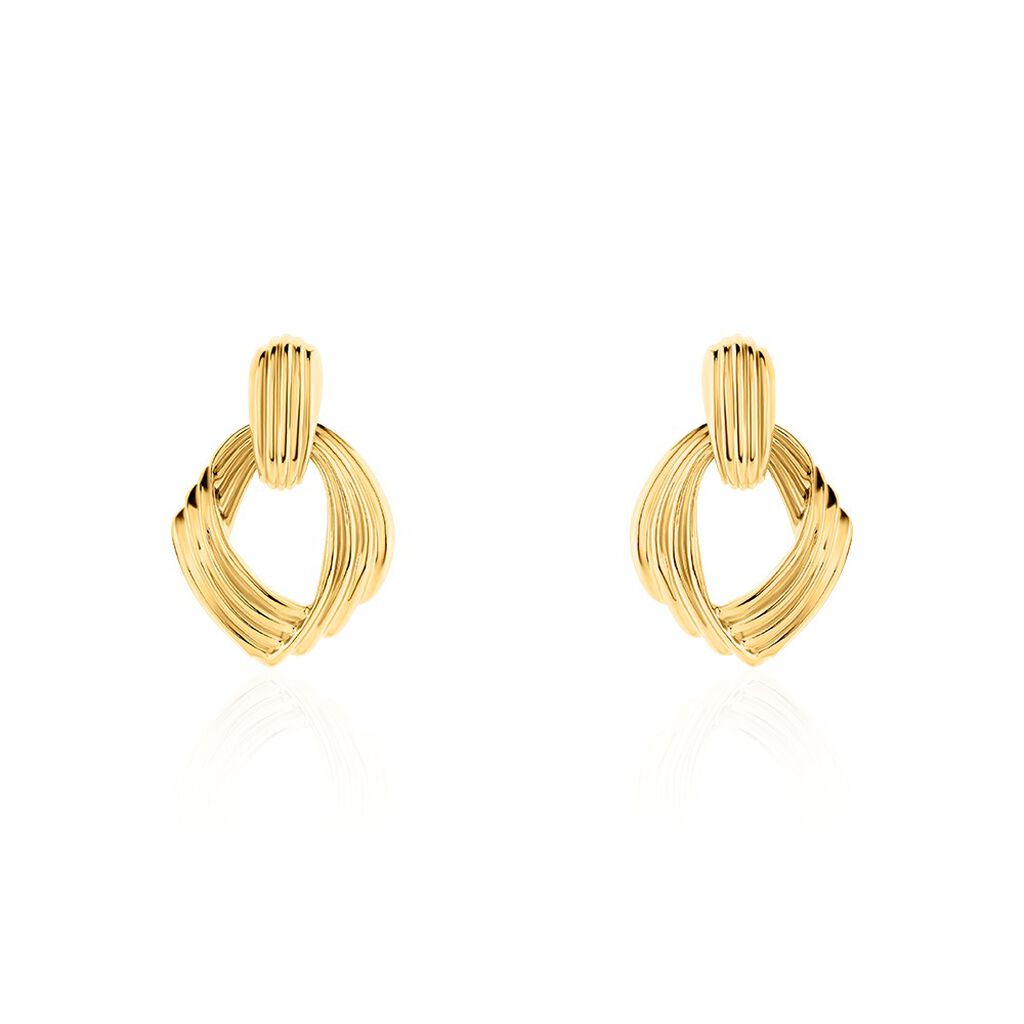 Boucles D'oreilles Pendantes Estefany Acier Inoxydable Doré - Boucles d'oreilles fantaisie Femme | Histoire d’Or
