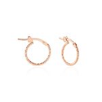 Cr&eacute;oles Valentine Argent Rose - Boucles d'oreilles cr&eacute;oles Femme | Histoire d&rsquo;Or