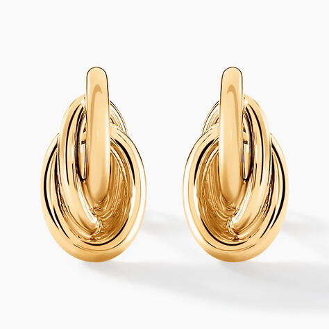 Boucles D'oreilles Puces Ninel Or Jaune - Clous d'oreilles Femme | Histoire d’Or
