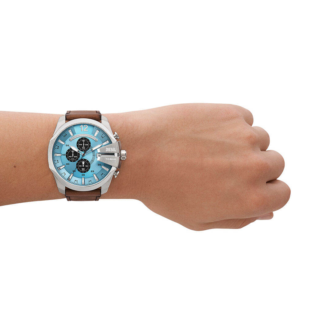 Montre Diesel Mega Chief Bleu - Montres Homme | Histoire d’Or
