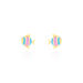 Boucles D'oreilles Puces Poisson Or Jaune - Clous d'oreilles Enfant | Histoire d’Or