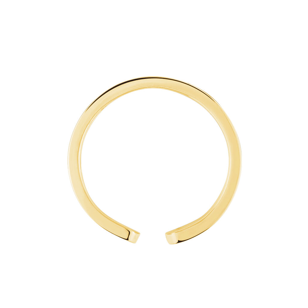 Bague Ajustable Abram Acier Doré -  Femme | Histoire d’Or