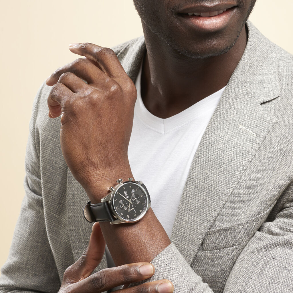 Montre Boss Skymaster Noir - Montres Homme | Histoire d’Or