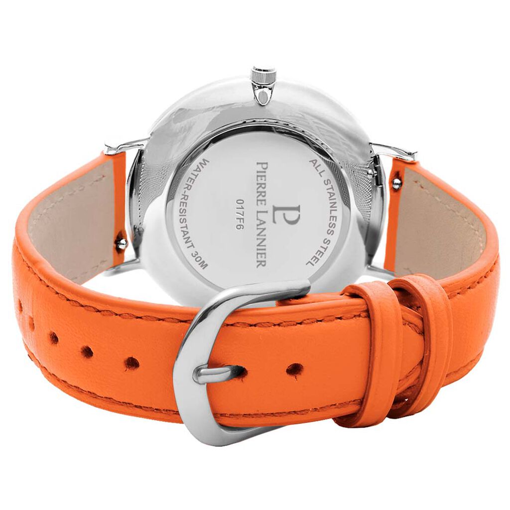 Montre Lannier Pierre Nature Acier Argent&eacute; - Montres Femme | Histoire d&rsquo;Or