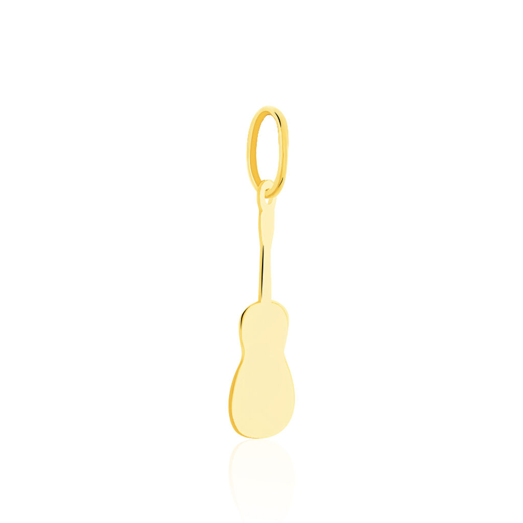 Pendentif Fatema Musique Guitare Or Jaune - Pendentifs Famille | Histoire d’Or