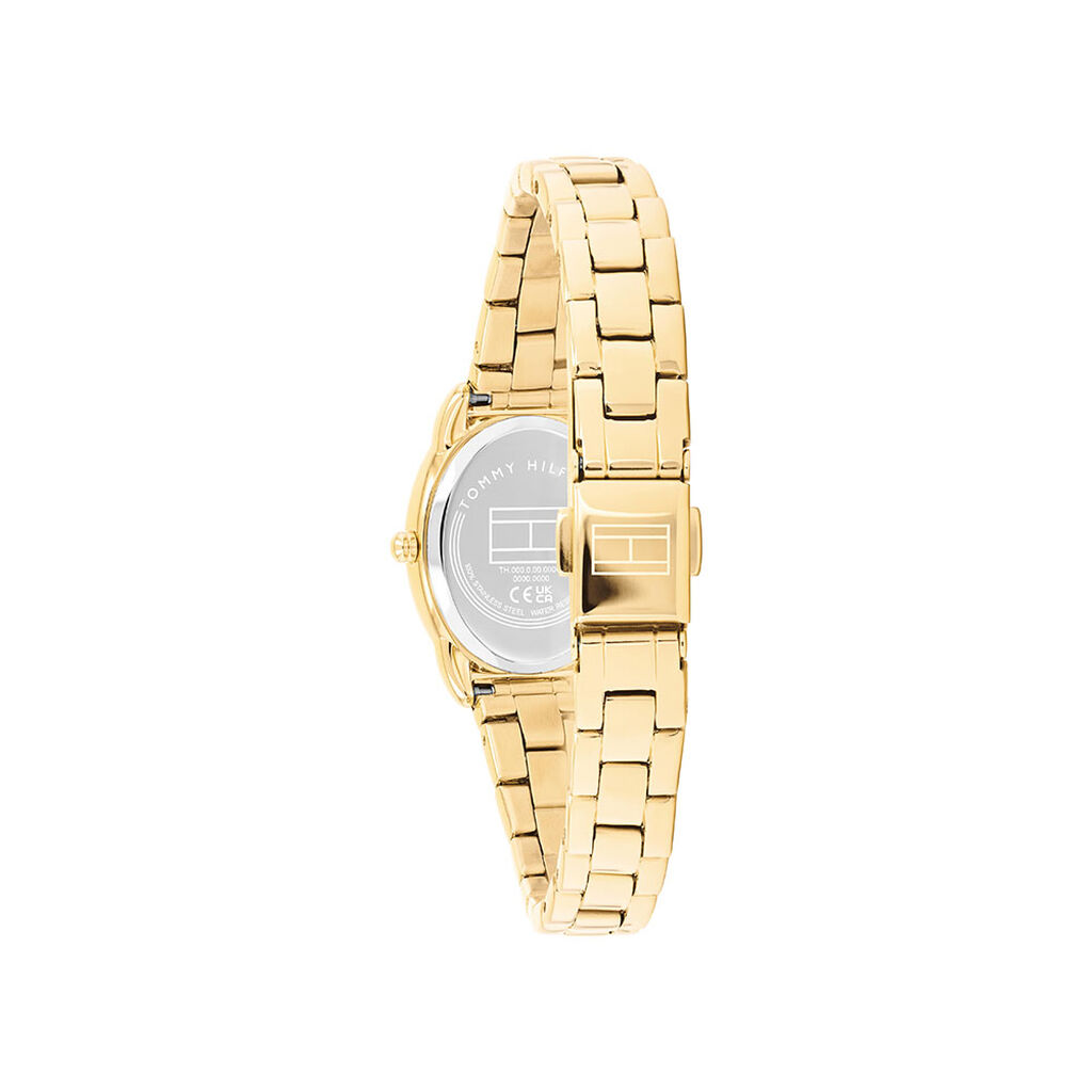 Montre Tommy Hilfiger Demi Oval Dor&eacute; - Montres Femme | Histoire d&rsquo;Or