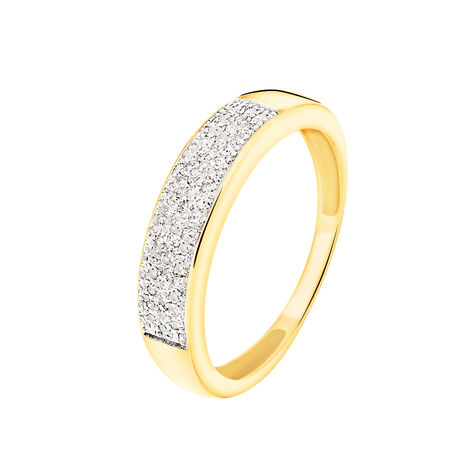 Bague Serafina Or Jaune Diamant - Bagues avec pierre Femme | Histoire d’Or