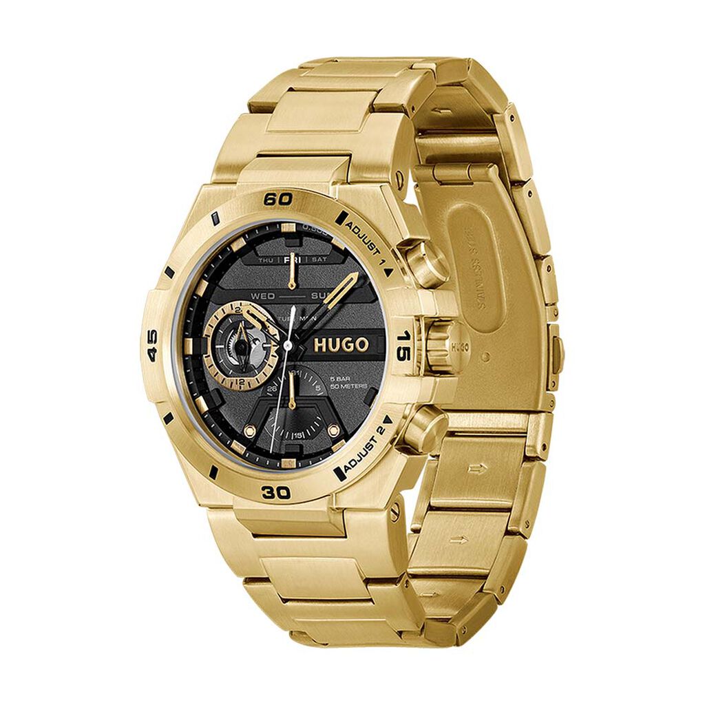 Montre Hugo Wild Noir - Montres Homme | Histoire d’Or