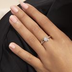 Bague Petunia Or Jaune Diamant - Bagues avec pierre Femme | Histoire d&rsquo;Or