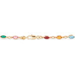 Bracelet Ilvaae Plaqu&eacute; Or Jaune Pierre De Synthese - Bracelets Pierre Femme | Histoire d&rsquo;Or