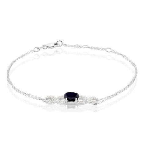 Bracelet Oceania Or Blanc Saphir Et Diamant - Bracelets Femme | Histoire d’Or